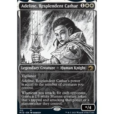 MID_312 Adeline, Resplendent Cathar *Showcase* MTG Magic: The Gathering: Innistrad: Midnight Hunt_Rare