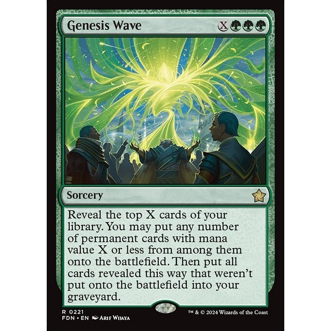 FDN_221 Genesis Wave MTG Magic: The Gathering: Foundations_Rare