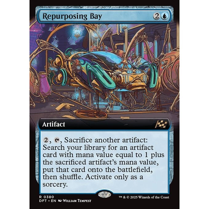 DFT_380 Repurposing Bay **Extended Art EA* Aetherdrift* MTG Magic: The Gathering_Rare