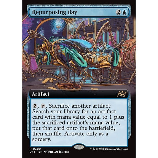 DFT_380 Repurposing Bay **Extended Art EA* Aetherdrift* MTG Magic: The Gathering_Rare