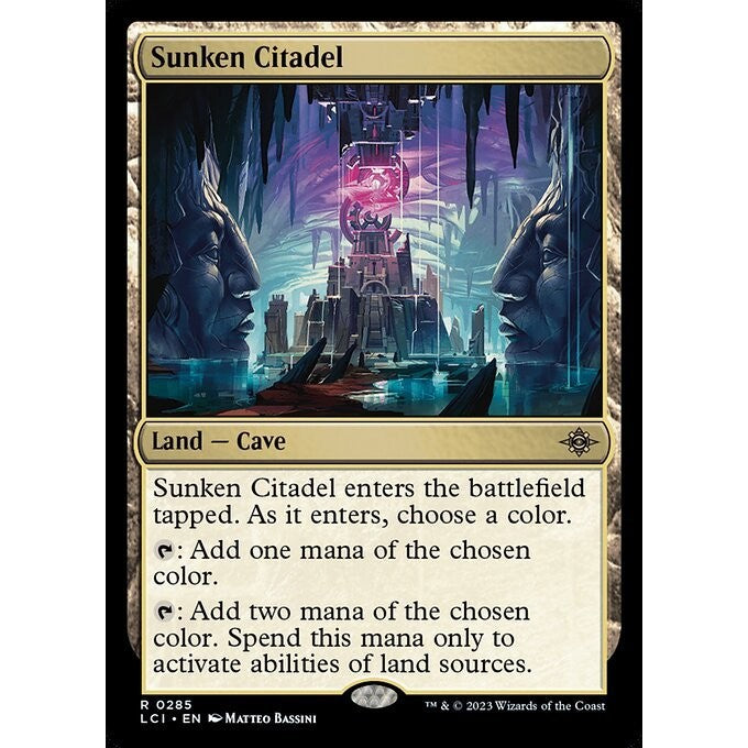 LCI_285 Sunken Citadel MTG Magic: The Gathering: Lost Caverns of Ixalan Rare