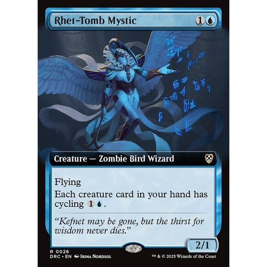 DRC_026 Rhet-Tomb Mystic *Extended Art EA Aetherdrift Commander* MTG Magic: The Gathering_Rare