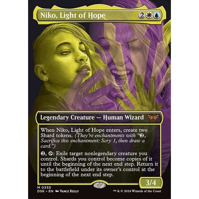 DSK_355 Niko, Light of Hope *Double Exposure Variant* MTG Magic: The Gathering: Duskmourn_Mythic