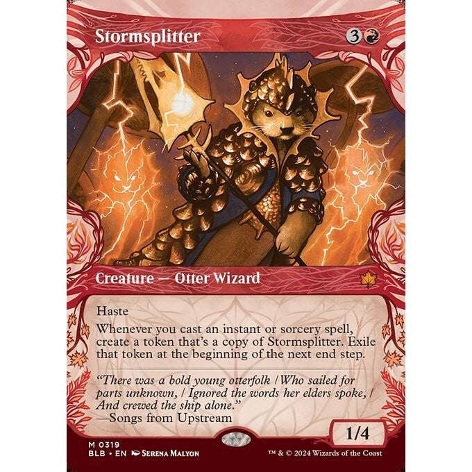 BLB_319 Stormsplitter *Showcase* MTG Magic: The Gathering: Bloomburrow_Mythic