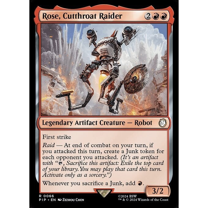 PIP_066 Rose, Cutthroat Raider MTG Magic: The Gathering: Fallout_Rare