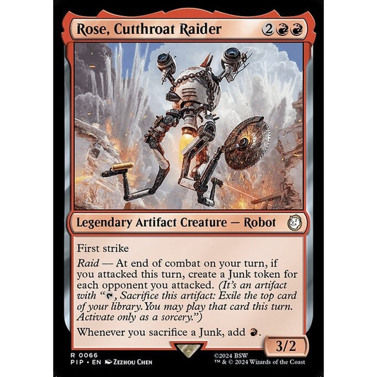 PIP_066 Rose, Cutthroat Raider MTG Magic: The Gathering: Fallout_Rare