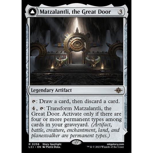 LCI_256 Matzalantli, the Great Door // The Core MTG Magic: The Gathering: Lost Caverns of Ixalan Rare
