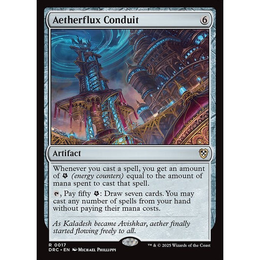 DRC_017 Aetherflux Conduit *Aetherdrift Commander* MTG Magic: The Gathering_Rare