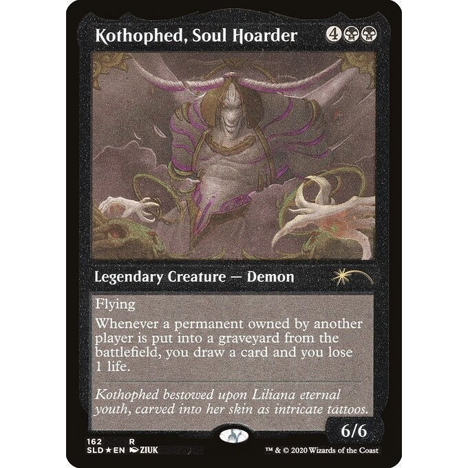 SLD_162 Kothophed, Soul Hoarder *ETCHED FOIL* *Read the Fine Print* MTG Magic: The Gathering: Secret Lair Drop_Rare