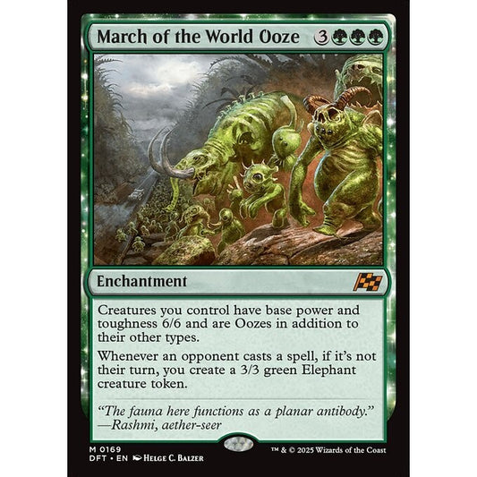 DFT_169 March of the World Ooze *Aetherdrift* MTG Magic: The Gathering_Mythic