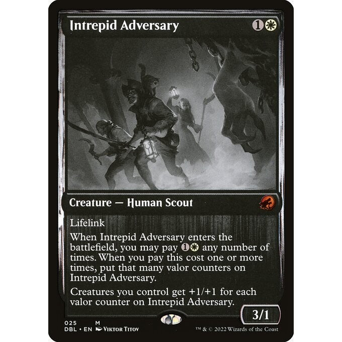 DBL_025 Intrepid Adversary MTG Magic: the Gathering: Innistrad Double Feature: Mythic