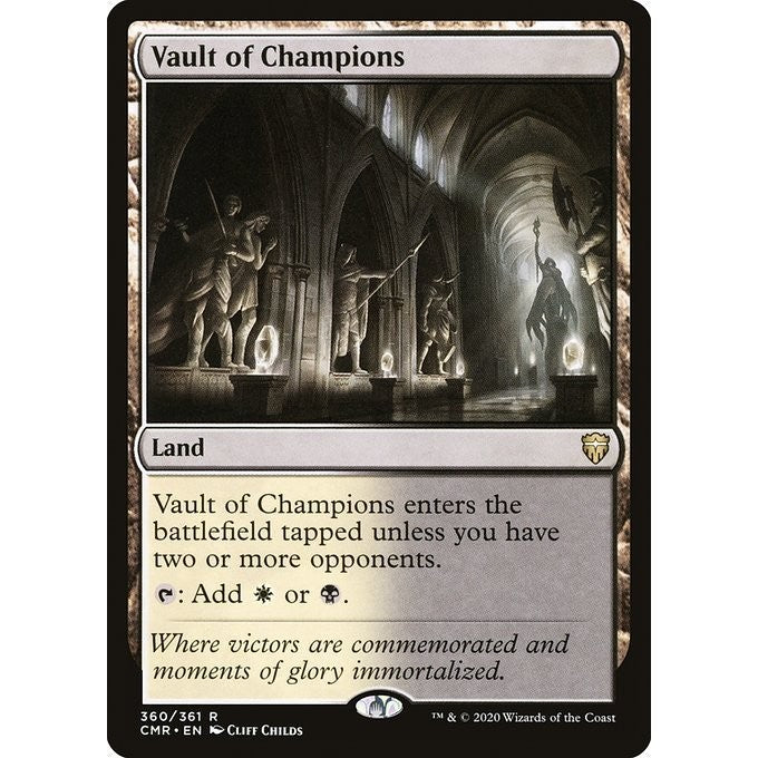 CMR_360 Vault of Champions MTG Magic: The Gathering: Commander Legends Rare