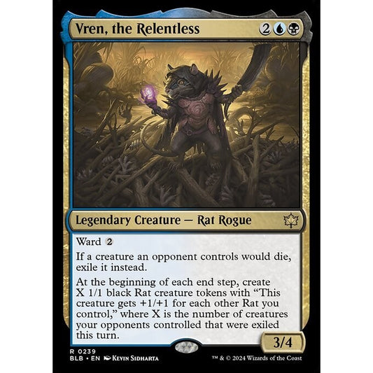 BLB_239 Vren, the Relentless MTG Magic: The Gathering: Bloomburrow_Rare