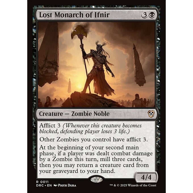 DRC_011 Lost Monarch of Ifnir *Aetherdrift Commander* MTG Magic: The Gathering_Rare