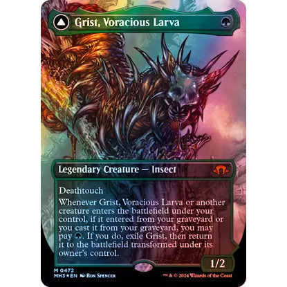 MH3_472 Grist, Voracious Larva *Textured Foil* MTG Magic: The Gathering: Modern Horizons 3_Mythic