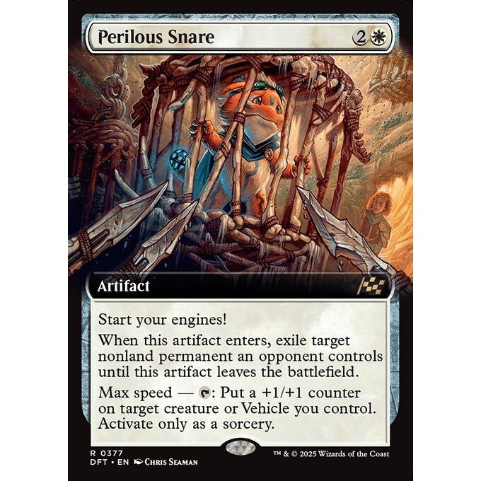 DFT_377 Perilous Snare **Extended Art EA* Aetherdrift* MTG Magic: The Gathering_Rare