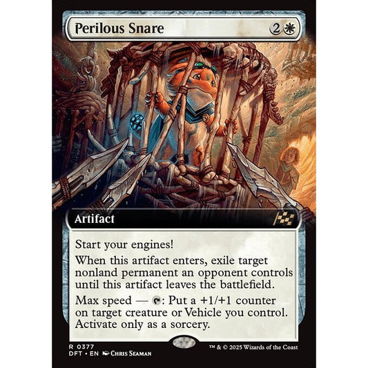 DFT_377 Perilous Snare **Extended Art EA* Aetherdrift* MTG Magic: The Gathering_Rare