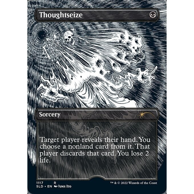 SLD_1117 Thoughtseize MTG Magic: The Gathering: Secret Lair Drop: Special Guest: Junji Ito_Rare