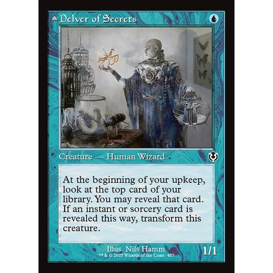INR_457 Delver of Secrets *Innistrad Remastered* *Retro Frame* MTG Magic: The Gathering_Rare