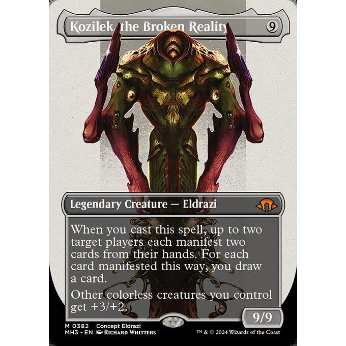 MH3_382 Kozilek, the Broken Reality *Concept Eldrazi* MTG Magic: The Gathering: Modern Horizons 3_Mythic