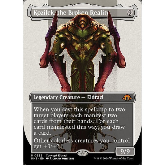 MH3_382 Kozilek, the Broken Reality *Concept Eldrazi* MTG Magic: The Gathering: Modern Horizons 3_Mythic