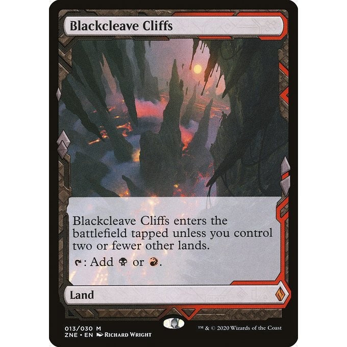 ZNE_013 BLACKCLEAVE CLIFFS *Zendikar Rising Expeditions* MTG Magic: The Gathering: Mythic
