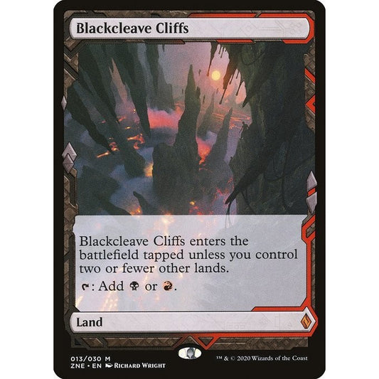 ZNE_013 BLACKCLEAVE CLIFFS *Zendikar Rising Expeditions* MTG Magic: The Gathering: Mythic