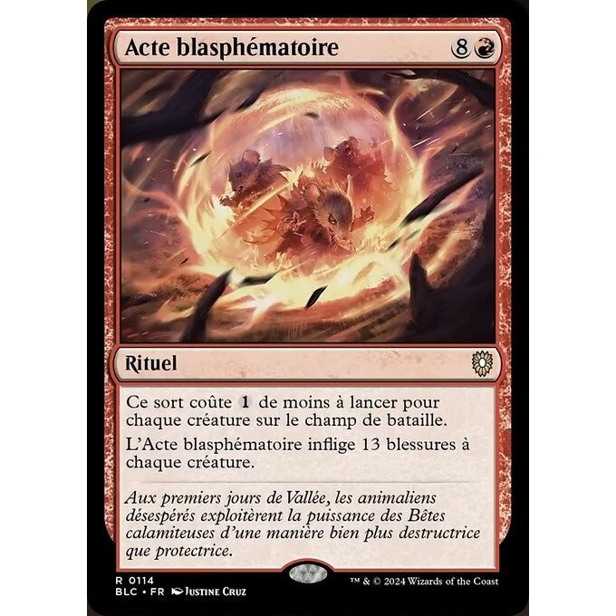 BLC Bloomburrow Commander Deck: ANIMATED ARMY Singles MTG: Magic: the Gathering: Choose your cards inside BLB