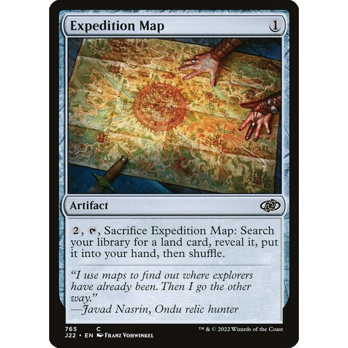 J22_765 Expedition Map MTG Magic: The Gathering: Jumpstart 2022_Common