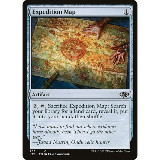 J22_765 Expedition Map MTG Magic: The Gathering: Jumpstart 2022_Common