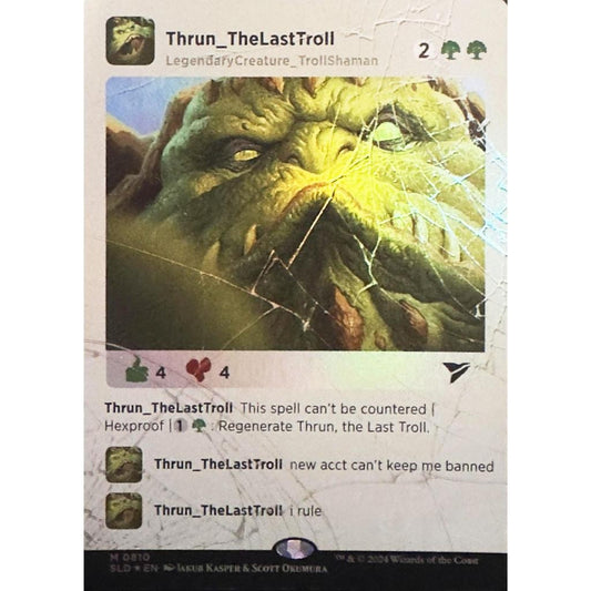 SLD_810 Thrun_TheLastTroll *Insta Frame* MTG Magic: The Gathering: Goblingram_Mythic