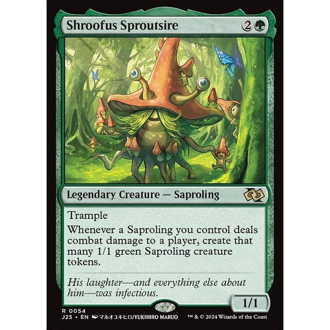 J25_054 Shroofus Sproutsire MTG Magic: The Gathering: Foundations Jumpstart 2025_Rare