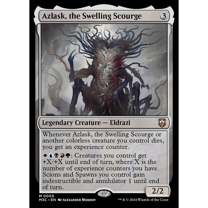 M3C_005 Azlask, the Swelling Scourge MTG Magic: The Gathering: Modern Horizons 3 Commander_Mythic