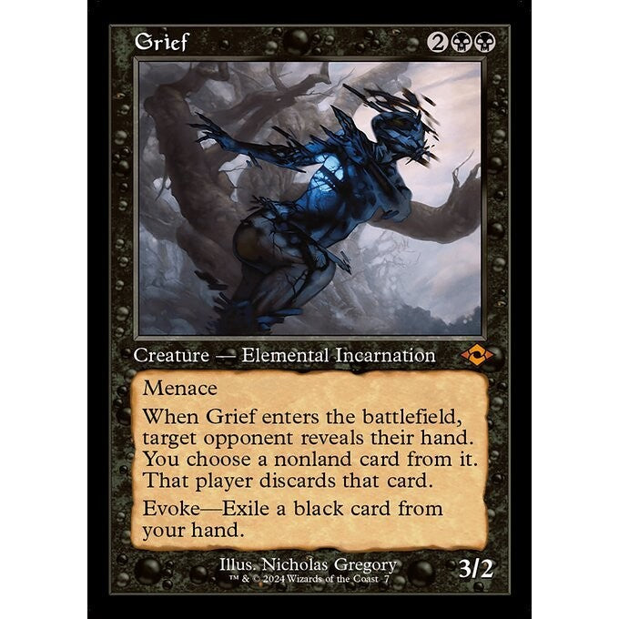 H2R_007 Grief *Retro Frame* MTG Magic: The Gathering: MH2 Timeshifts MH3_Mythic