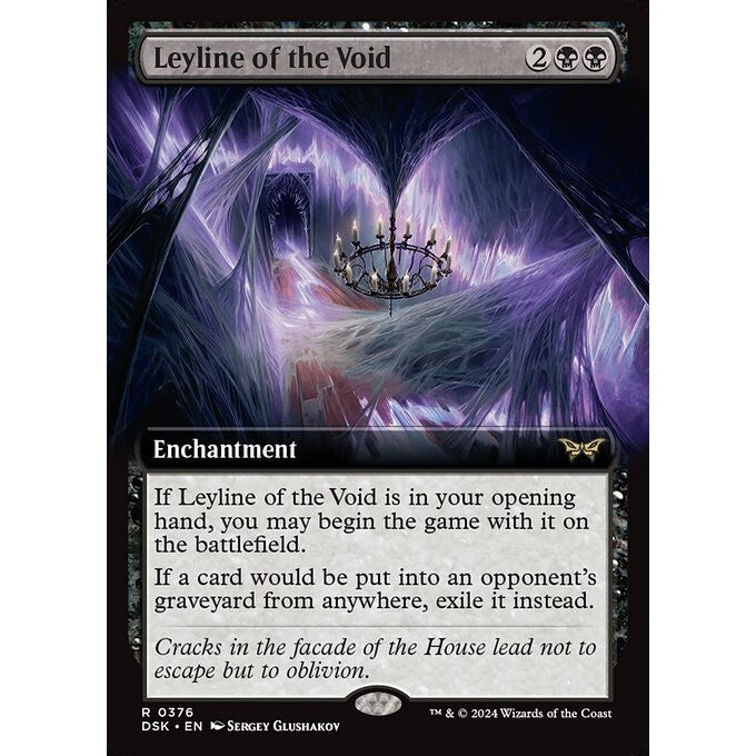 DSK_376 Leyline of the Void *Extended Art EA* MTG Magic: The Gathering: Duskmourn_Rare