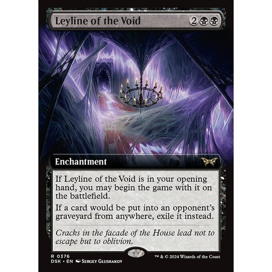 DSK_376 Leyline of the Void *Extended Art EA* MTG Magic: The Gathering: Duskmourn_Rare