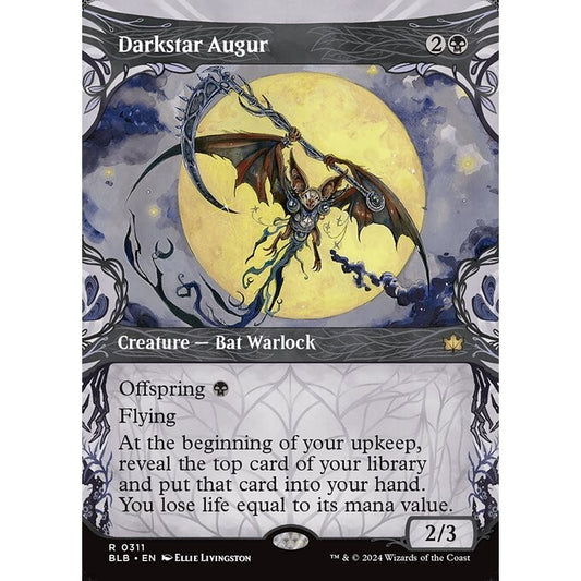 BLB_311 Darkstar Augur *Showcase* MTG Magic: The Gathering: Bloomburrow_Rare