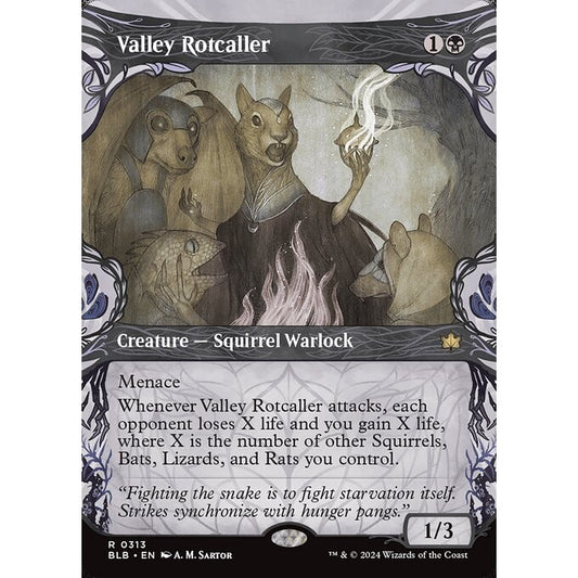 BLB_313 Valley Rotcaller *Showcase* MTG Magic: The Gathering: Bloomburrow_Rare