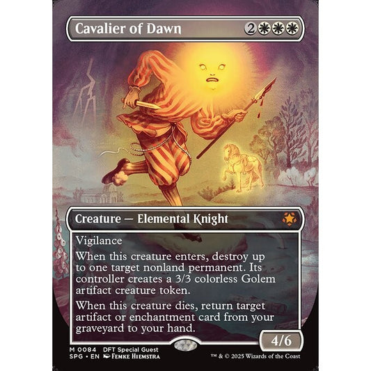 SPG_084 Cavalier of Dawn **Aetherdrift Special Guest** MTG Magic: The Gathering_Mythic