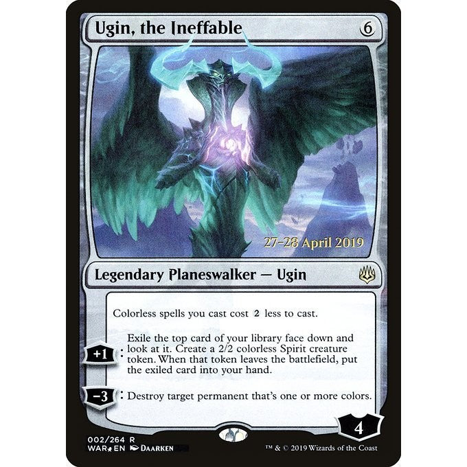 WAR_002 Ugin, the Ineffable MTG:Magic: the Gathering: War of the Spark: Rare