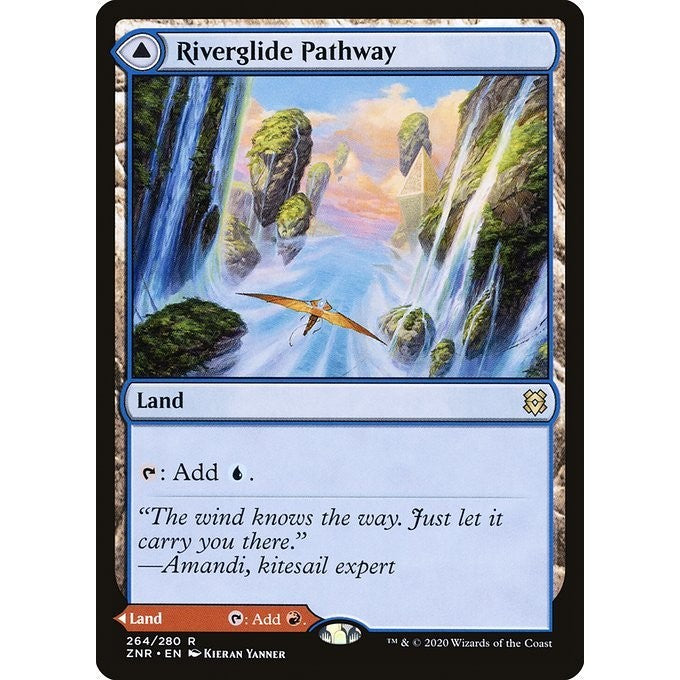 PLIST_ZNR_264 Riverglide Pathway *The List* MTG Magic: The Gathering: Zendikar Rising_Rare