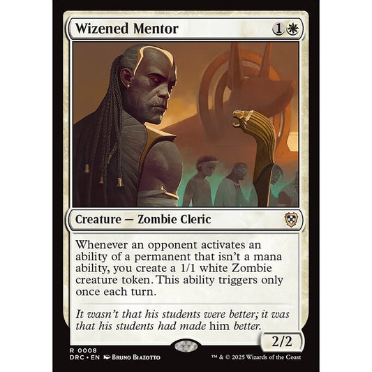 DRC_008 Wizened Mentor *Aetherdrift Commander* MTG Magic: The Gathering_Rare