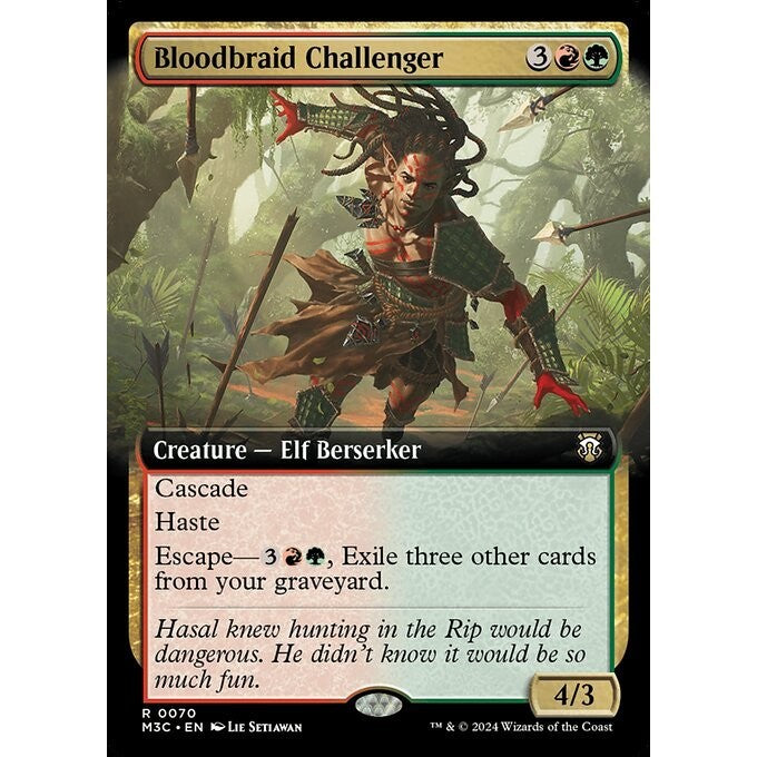 M3C_070 Bloodbraid Challenger *EA* MTG Magic: The Gathering: Modern Horizons 3 Commander_Rare