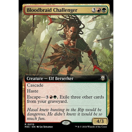 M3C_070 Bloodbraid Challenger *EA* MTG Magic: The Gathering: Modern Horizons 3 Commander_Rare