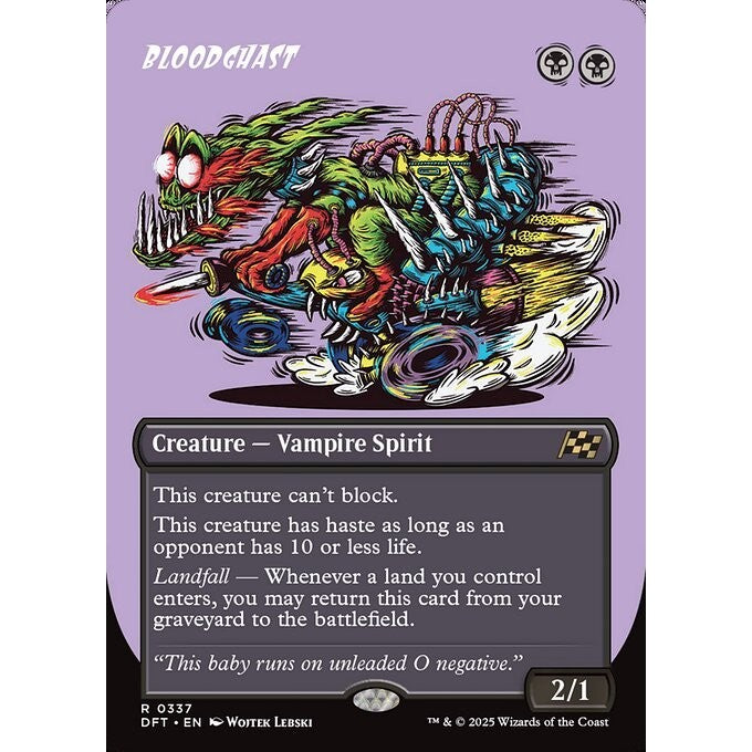 DFT_337 Bloodghast **RUDE RIDERS BL Borderless* Aetherdrift * MTG Magic: The Gathering_Rare