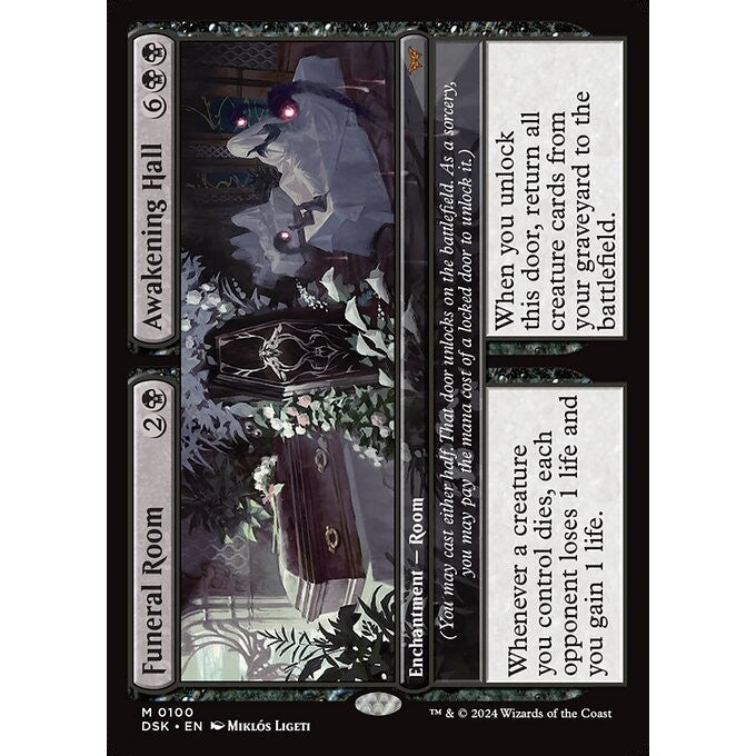 DSK_100 Funeral Room // Awakening Hall MTG Magic: The Gathering: Duskmourn_Mythic