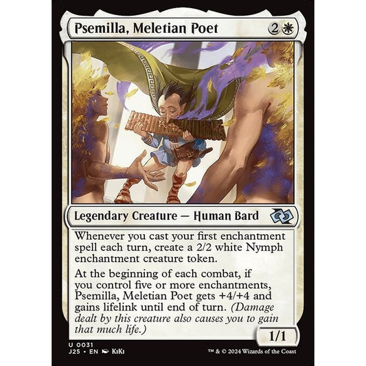J25_031 Psemilla, Meletian Poet MTG Magic: The Gathering: Foundations Jumpstart 2025_Uncommon