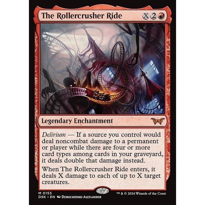 DSK_155 The Rollercrusher Ride MTG Magic: The Gathering: Duskmourn_Mythic