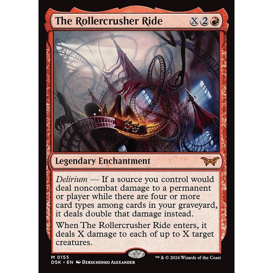 DSK_155 The Rollercrusher Ride MTG Magic: The Gathering: Duskmourn_Mythic