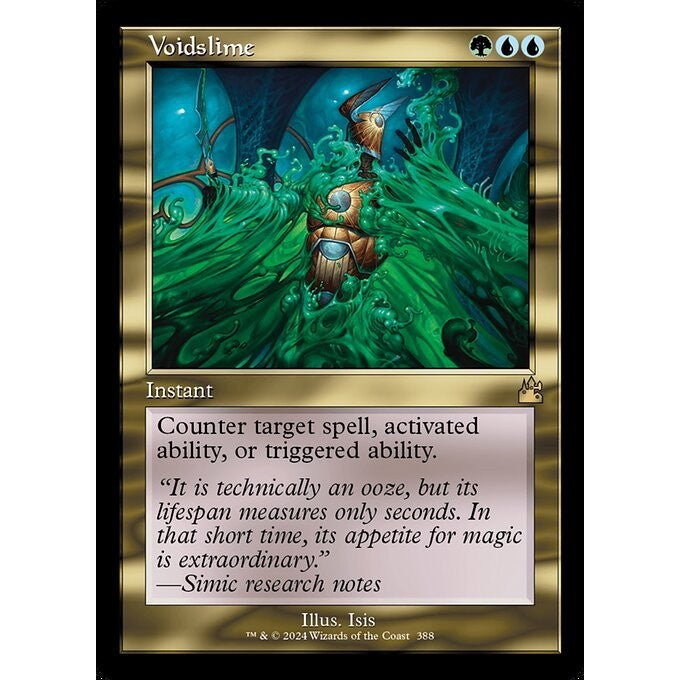 RVR_388 Voidslime Retro Frame MTG Magic: The Gathering: Ravnica Remastered Rare